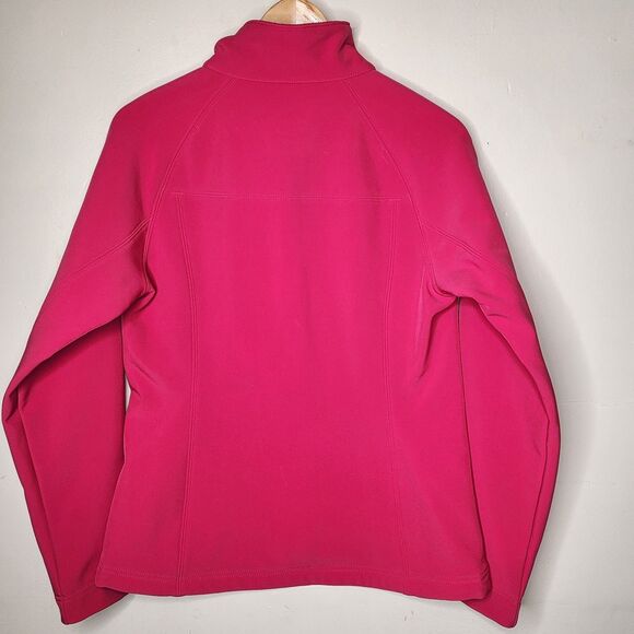 LL Bean Pathfinder Softshell Jacket Pink Womens Small Athletic Gorpcore Zip Up - Picture 11 of 15